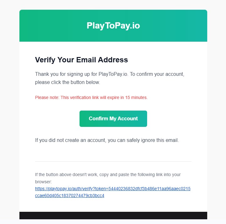 Email Verification