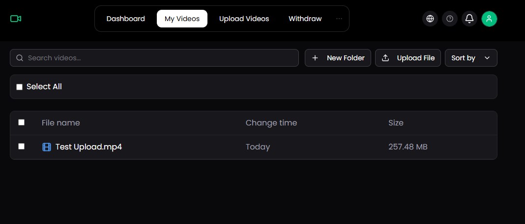 My Videos
